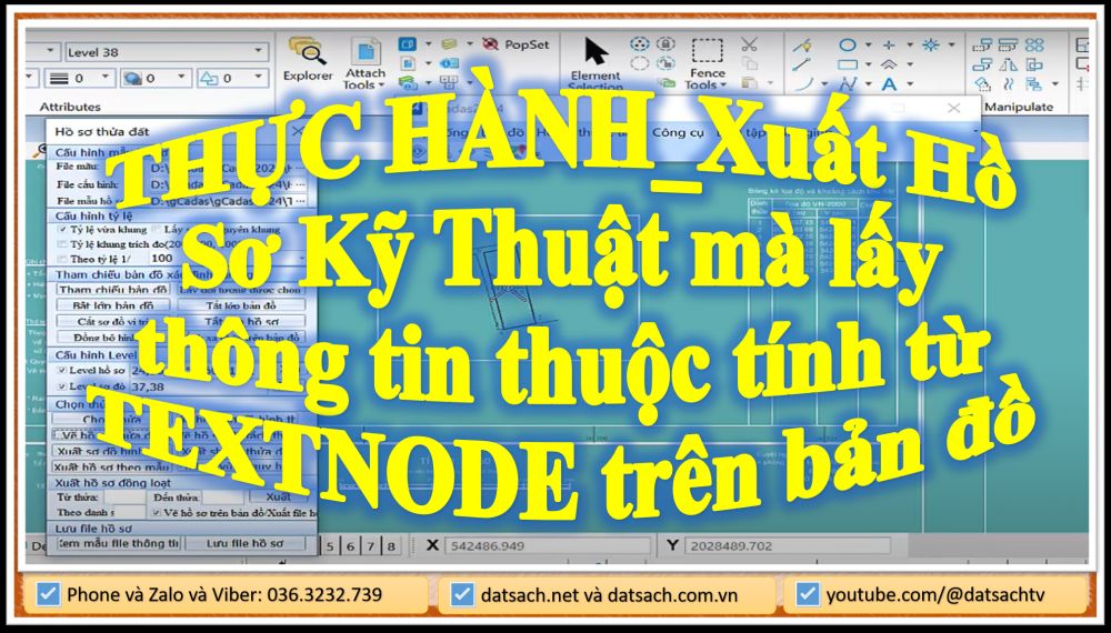 THỰC HÀNH_Xuất Hồ Sơ Kỹ Thuật mà lấy thông tin thuộc tính từ TEXTNODE trên bản đồ