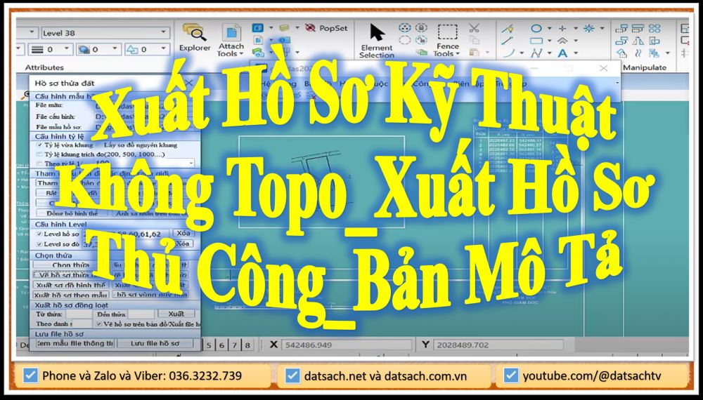 Xuất Hồ Sơ Kỹ Thuật Không Topo_Xuất Hồ Sơ Thủ Công_Bản Mô Tả