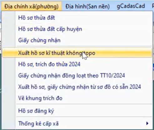 120. Xuất Hồ Sơ Kỹ Thuật Không Topo_Xuất Hồ Sơ Thủ Công_Kết quả Đo đạc 2 120. Xuất Hồ Sơ Kỹ Thuật Không Topo_Xuất Hồ Sơ Thủ Công_Kết quả Đo đạc