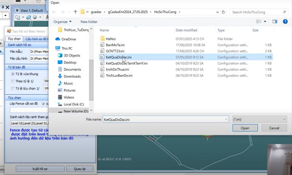 120. Xuất Hồ Sơ Kỹ Thuật Không Topo_Xuất Hồ Sơ Thủ Công_Kết quả Đo đạc 4 120. Xuất Hồ Sơ Kỹ Thuật Không Topo_Xuất Hồ Sơ Thủ Công_Kết quả Đo đạc