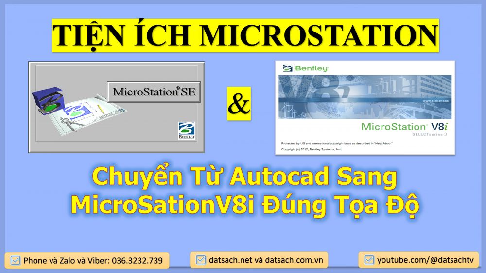 Chuyển Từ Autocad Sang MicroSationV8i Đúng Tọa Độ