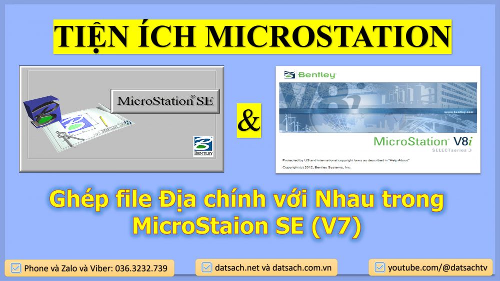 Ghép file Địa chính với Nhau trong MicroStaion SE (V7)