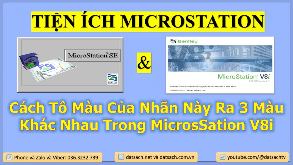 Cách Tô Màu Của Nhãn Này Ra 3 Màu Khác Nhau Trong MicrosSation V8i 1 Cách Tô Màu Của Nhãn Này Ra 3 Màu Khác Nhau Trong MicrosSation V8i