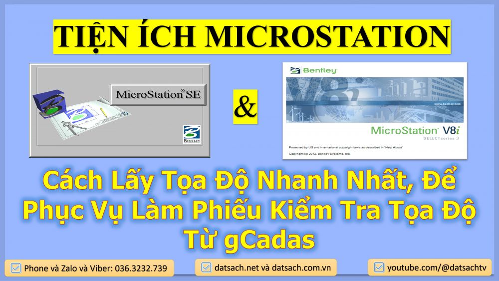 Cách Lấy Tọa Độ Nhanh Nhất, Để Phục Vụ Làm Phiếu Kiểm Tra Tọa Độ Từ gCadas