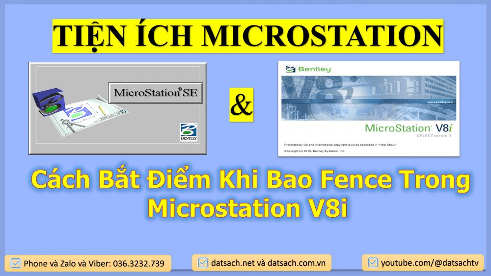 Cách Bắt Điểm Khi Bao Fence Trong Microstation V8i