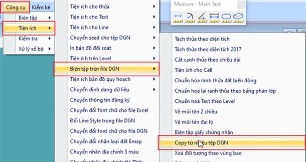 Gộp (Ghép) Tờ Bản Đồ và DC_Tong Cực Nhanh Bằng gCadas trong MicroStaion V8i 4 Gộp (Ghép) Tờ Bản Đồ và DC_Tong Cực Nhanh Bằng gCadas trong MicroStaion V8i