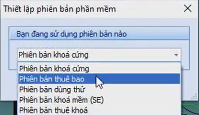 HỆ THỐNG_Thiết Lập Phiên Bản Phần Mềm trong Ứng Dụng gCadas 3 HỆ THỐNG_Thiết Lập Phiên Bản Phần Mềm trong Ứng Dụng gCadas
