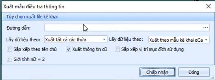 HỒ SƠ_Xuất Excel điều tra thông tin kê khai đăng ký trong gCadas 3 HỒ SƠ_Xuất Excel điều tra thông tin kê khai đăng ký trong gCadas