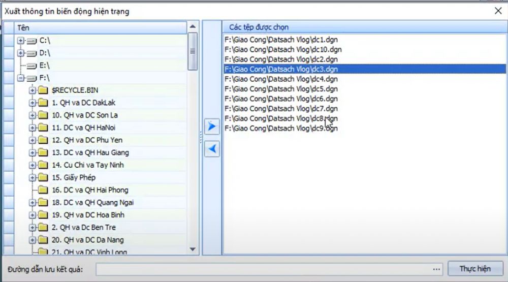 HỒ SƠ_Xuất Nội dung biến động toàn xã trong gCadas 3 HỒ SƠ_Xuất Nội dung biến động toàn xã trong gCadas