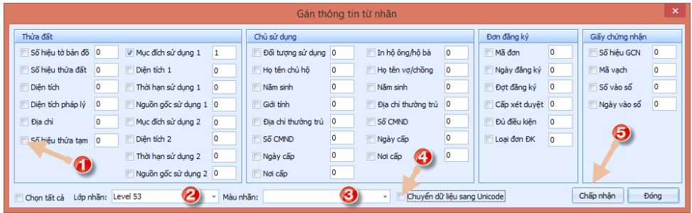 HỒ SƠ_Nhập thông tin từ nhãn trong gCadas 3 HỒ SƠ_Nhập thông tin từ nhãn trong gCadas