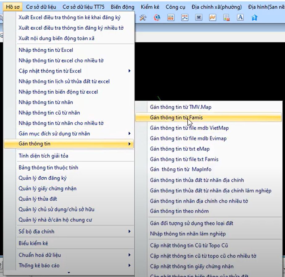 27. HỒ SƠ_Gán Thông Tin_Gán Thông tin từ Famis trong gCadas 2 27. HỒ SƠ_Gán Thông Tin_Gán Thông tin từ Famis trong gCadas