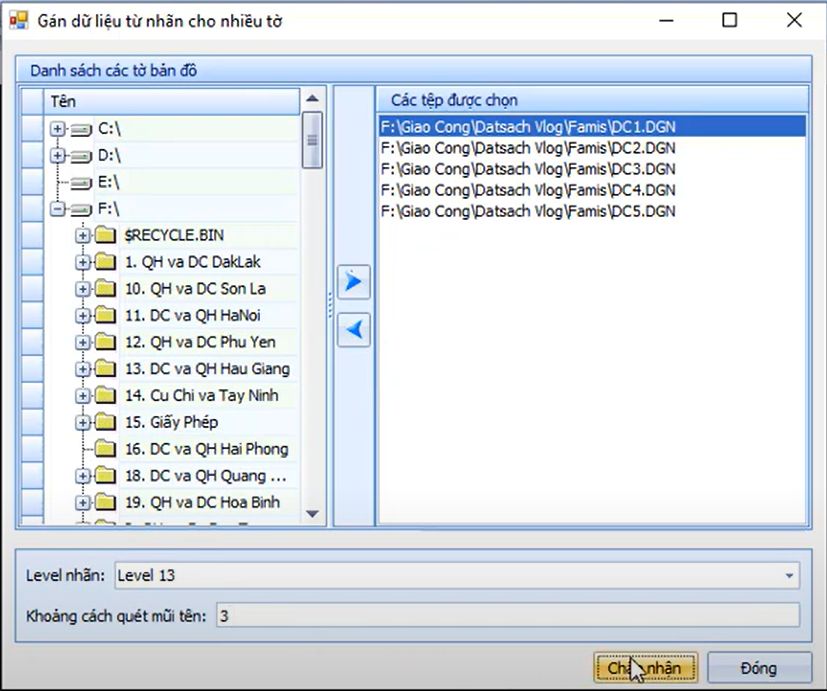 HỒ SƠ_Gán Thông Tin_Gán Thông nhãn địa chính cho nhiều tờ trong gCadas 3 HỒ SƠ_Gán Thông Tin_Gán Thông nhãn địa chính cho nhiều tờ trong gCadas