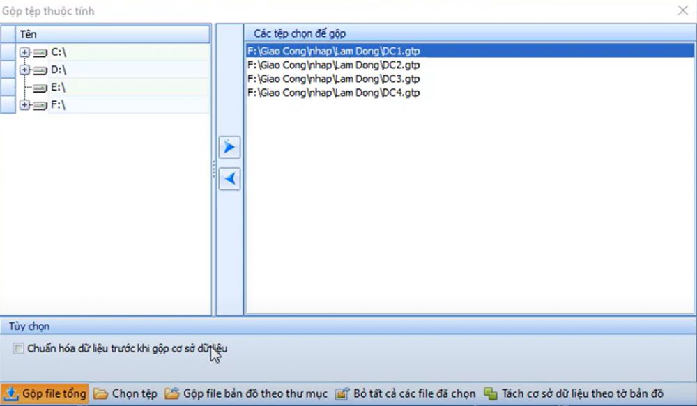 CƠ SỞ DỮ LIỆU_Xuất ra TMV.LIS_Xuất Shapfile theo dạng TMV.LIS trong gCadas 3 CƠ SỞ DỮ LIỆU_Xuất ra TMV.LIS_Xuất Shapfile theo dạng TMV.LIS trong gCadas