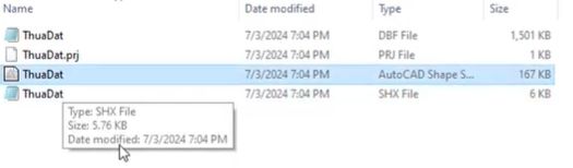 CƠ SỞ DỮ LIỆU_Xuất ra TMV.LIS_Xuất Shapfile theo dạng TMV.LIS trong gCadas 5 CƠ SỞ DỮ LIỆU_Xuất ra TMV.LIS_Xuất Shapfile theo dạng TMV.LIS trong gCadas