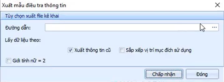CƠ SỞ DỮ LIỆU_Xuất ra CesData_Kết xuất ra file Excel CesData trong gCadas
