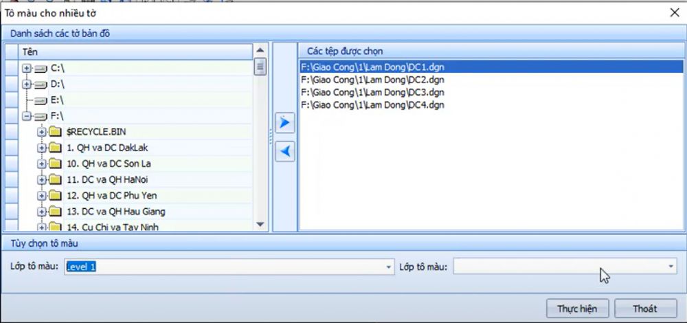 36. CÔNG CỤ_TIỆN ÍCH CHO THỬA ĐẤT_Tô Màu Thửa Đất cho nhiều tờ trong gCadas 3 36. CÔNG CỤ_TIỆN ÍCH CHO THỬA ĐẤT_Tô Màu Thửa Đất cho nhiều tờ trong gCadas