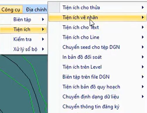 CÔNG CỤ_TIỆN ÍCH VẼ NHÃN_Vẽ nhãn mục đích sử dụng Vlap ONT:200 trong ứng dụng gCadas 2 CÔNG CỤ_TIỆN ÍCH VẼ NHÃN_Vẽ nhãn mục đích sử dụng Vlap ONT:200 trong ứng dụng gCadas