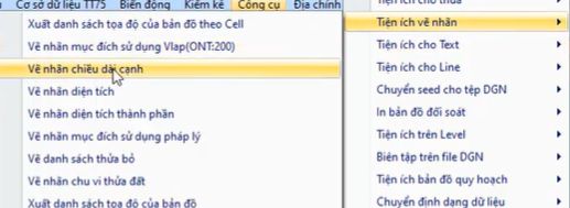 CÔNG CỤ_TIỆN ÍCH VẼ NHÃN_Vẽ chiều dài cạnh trong ứng dụng gCadas 3 CÔNG CỤ_TIỆN ÍCH VẼ NHÃN_Vẽ chiều dài cạnh trong ứng dụng gCadas