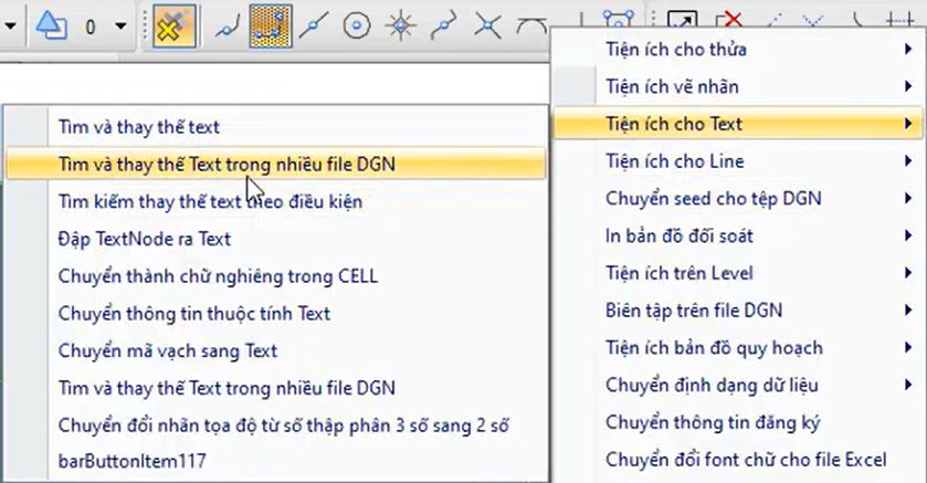 CÔNG CỤ_TIỆN ÍCH CHO TEXT_tìm và thay thế text trong nhiều file DGN của ứng dụng gCadas 3 CÔNG CỤ_TIỆN ÍCH CHO TEXT_tìm và thay thế text trong nhiều file DGN của ứng dụng gCadas