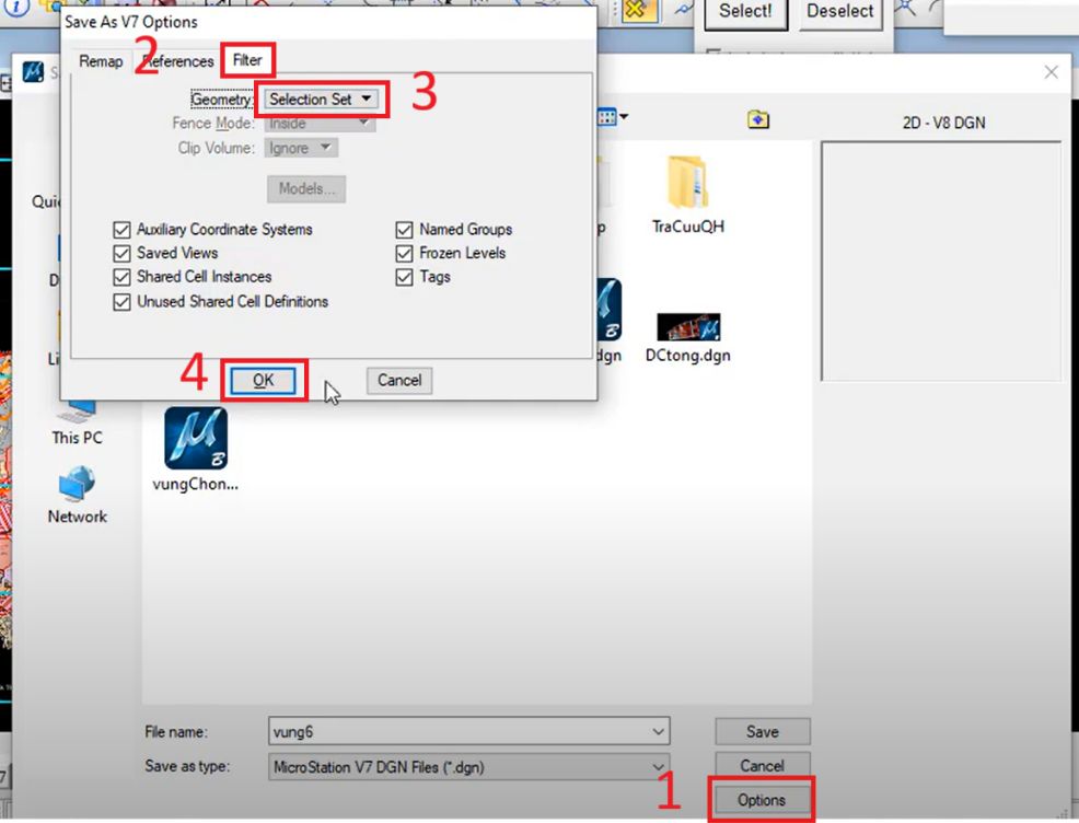 Ứng Dụng Tool MarCo Chọn Màu và Lấy Vùng Chọn Trong MicroStaion