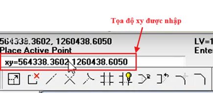 Nhập Tọa Độ XY trong phần mềm MicroStaion SE (V7)