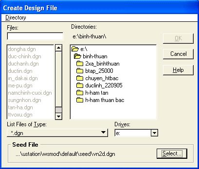 Bài giảng Microstation SE, V7 3 Bài giảng Microstation SE, V7
