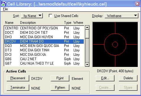 Bài giảng Microstation SE, V7 42 Bài giảng Microstation SE, V7