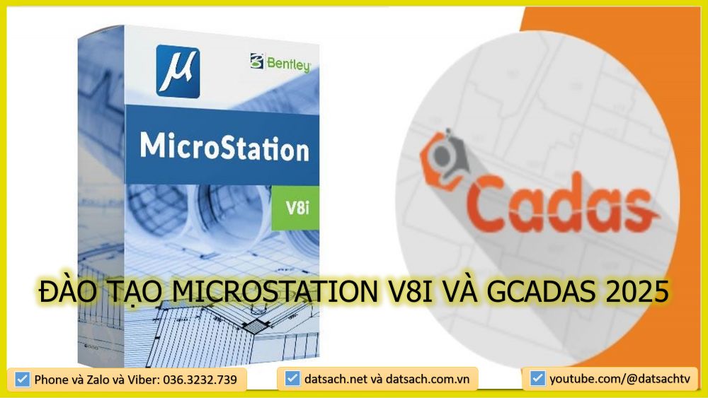 Giáo trình Microstation V8i và gCadas 2025_Hoài và Xuân_Thái Nguyên