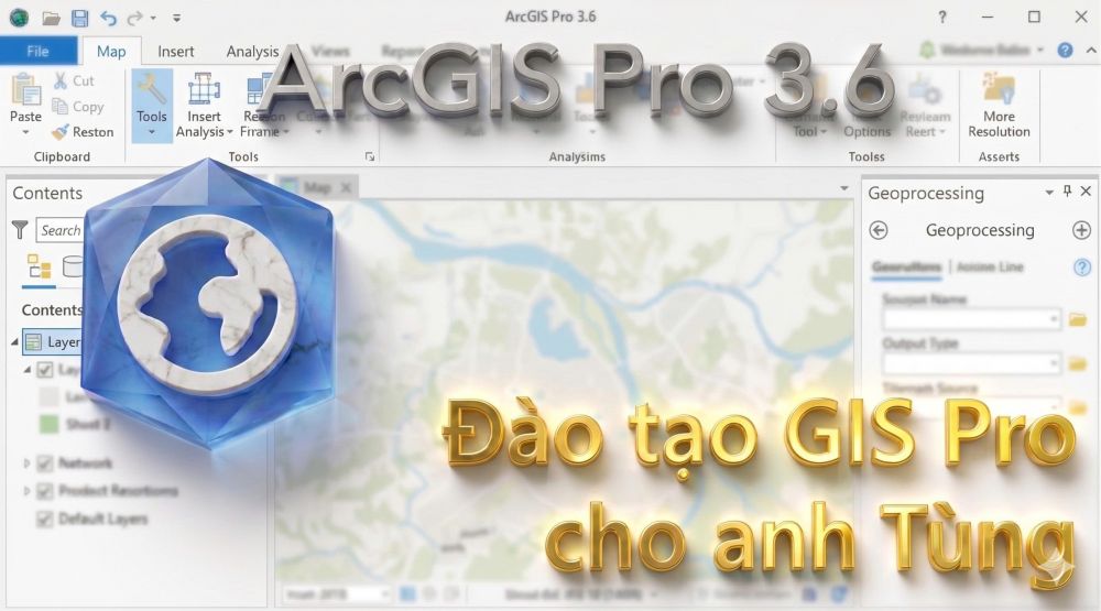Đào tạo Bộ hồ sơ GIS Theo Thông tư 16.2025 bằng ArcGIS Pro 3.6