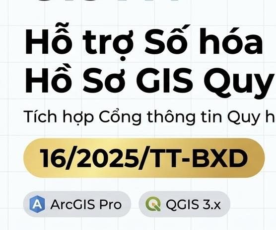 THÔNG BÁO 03 GÓI ĐÀO TẠO GIS THEO THÔNG TƯ 16