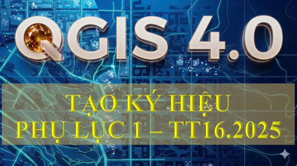 TẠO KÝ HIỆU BẢN VẼ THEO PHỤC LỤC 1 THÔNG TƯ 16.2025 TRONG QGIS 4.0