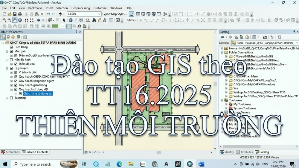 Đào tạo Bộ hồ sơ GIS Theo Thông tư 16.2025_Thiên