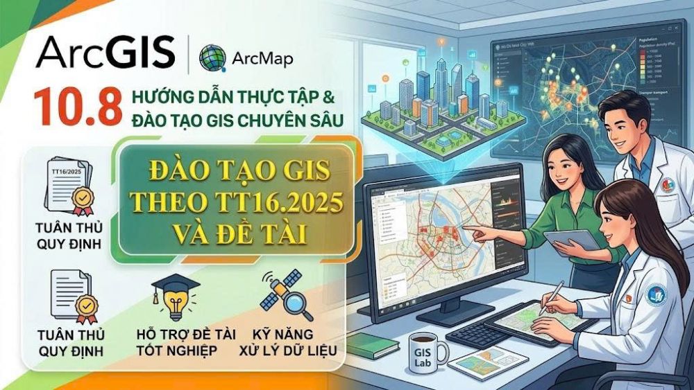 Đào tạo GIS theo thông tư 16.2025 và Đề tài môi trường - Xuân Nguyên