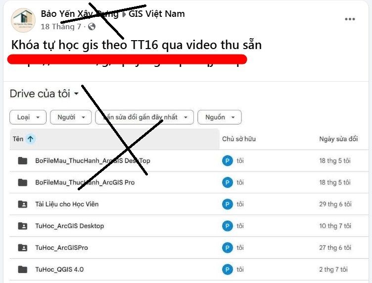 KHẮC PHỤC - XỬ LÝ CÁC LỖI CỦA HỒ SƠ GIS KHI NỘP LÊN WEDSITE BỘ XÂY DỰNG