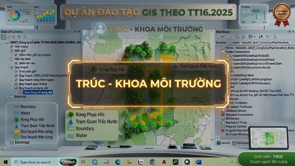 Đào tạo GIS theo thông tư 16.2025 - TRÚC