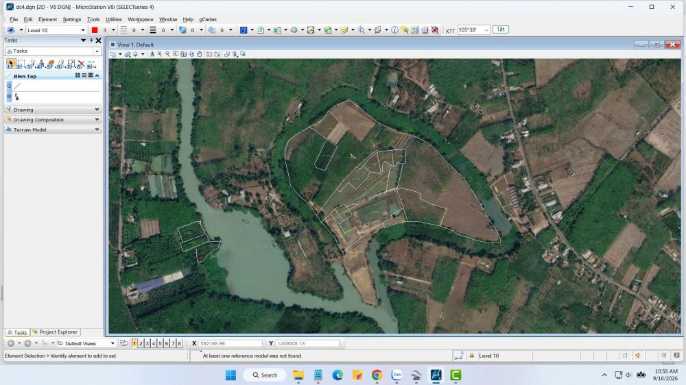 Cài đặt nền Google Map cho V8i 1 Cài đặt nền Google Map cho V8i