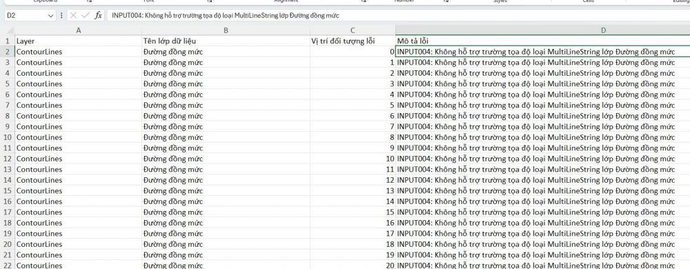 KHẮC PHỤC - XỬ LÝ CÁC LỖI CỦA HỒ SƠ GIS KHI NỘP LÊN WEDSITE BỘ XÂY DỰNG