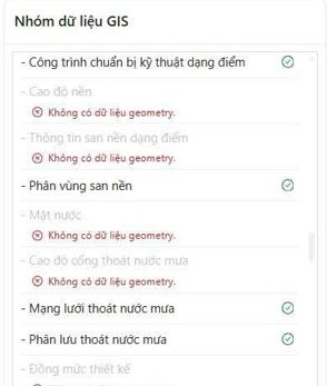 KHẮC PHỤC - XỬ LÝ CÁC LỖI CỦA HỒ SƠ GIS KHI NỘP LÊN WEDSITE BỘ XÂY DỰNG